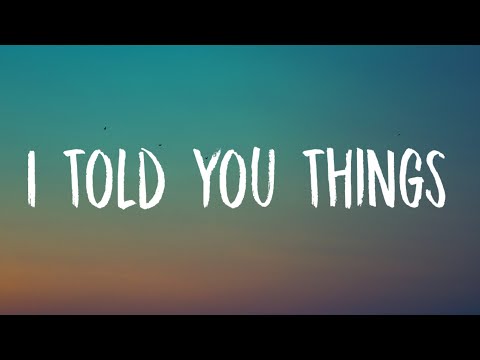 Gracie Abrams - I Told You Things (Lyrics)