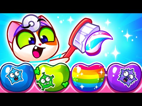 First Visit to the Dentist | Healthy Habits for Kids | Useful Toddler Cartoons | Purr-Purr Stories