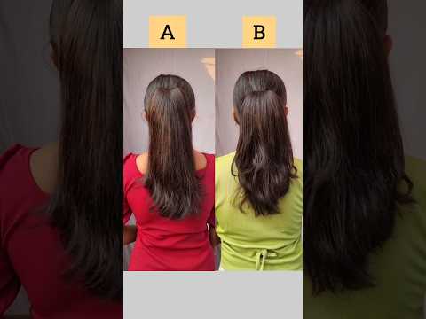 which one is the best? comment 😍/voluminous hairstyle #hairstyle #hair #hairtutorial #hacks #shorts