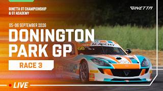 LIVE | Race 3 | Donington Park | Ginetta GT Championship & GT Academy