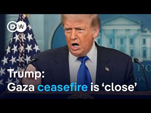YouTube video thumbnail: Israeli Officials Head to US for Gaza Talks