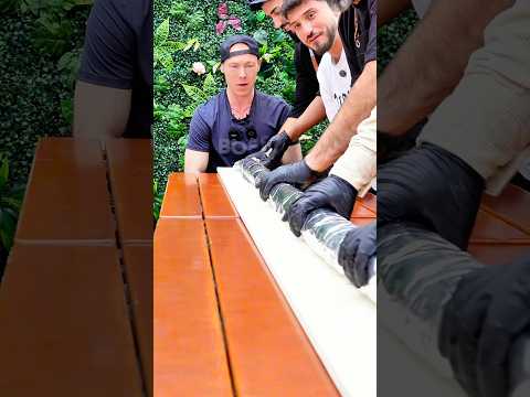 Niemand hat bisher 3 Meter Lahamcun geschafft! 😱 Ich versuche die virale Mega Kebab Challenge 🔥