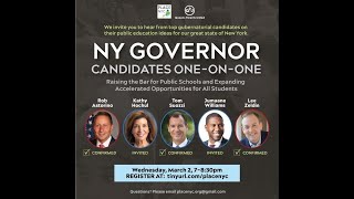 NY Governor Candidates One-on-One
