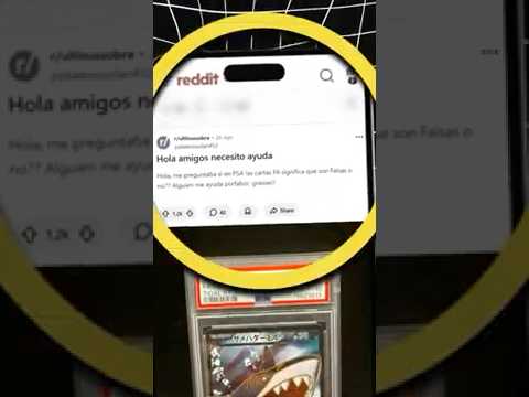 Envió una carta Pokémon FALSA a PSA… y recibió un 10 🤐