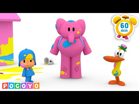 🖍️ ¡Aprende los COLORES! 🏠 | Pocoyo 🇪🇸 Español - Episodios Completos | Dibujos Animados