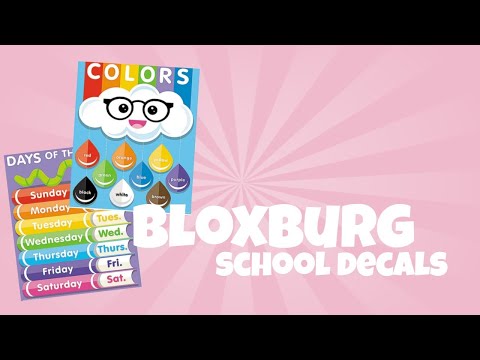 School Uniform Decals Bloxburg