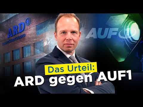 Urteil im Rechtskampf ARD gegen AUF1 !! „Damit hat niemand gerechnet“