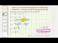 Differential Equations and Characteristic Solutions