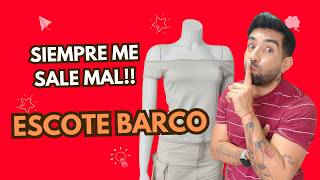 🚨Hice eL escote barco y… ¡fracasé!  Mira cómo lo CORREGÍ y quién NO debe usarlo