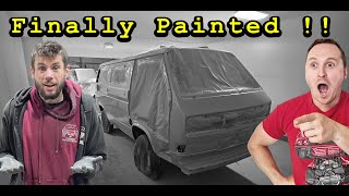 COLOUR REVEAL!!   Painting Auto Alex's Classic T25 VW Camper   Car Resto
