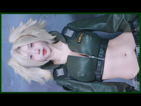 2024 지스타 송주아 cosis model. 'Song JooA' 크래프톤:프로젝트 아크 '드롭다운' 코스프레 4k60P