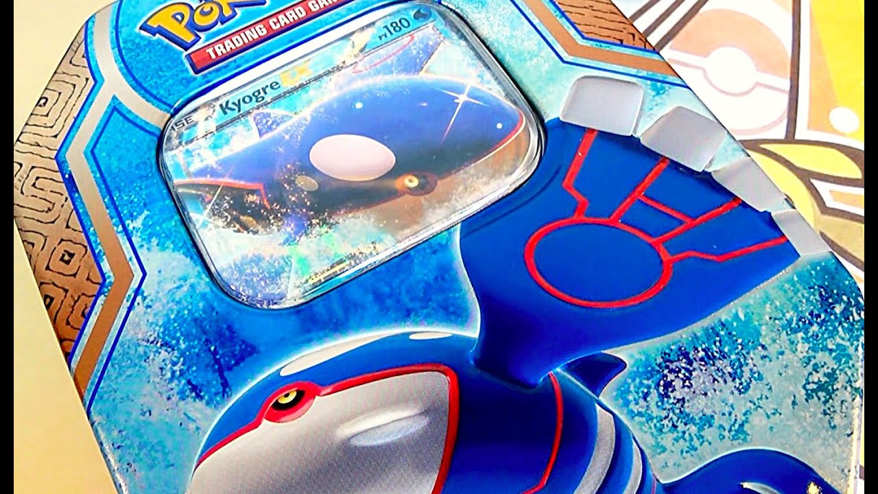 Ouverture Pokébox Kyogre EX Française : Glups, j'ai bu la tasse !