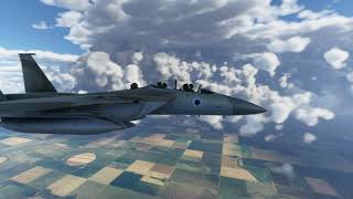 Microsoft Flight Simulator F15I Autopilot threw a storm