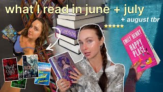 i read some really good books in june & july. reading wrap up + my august TBR