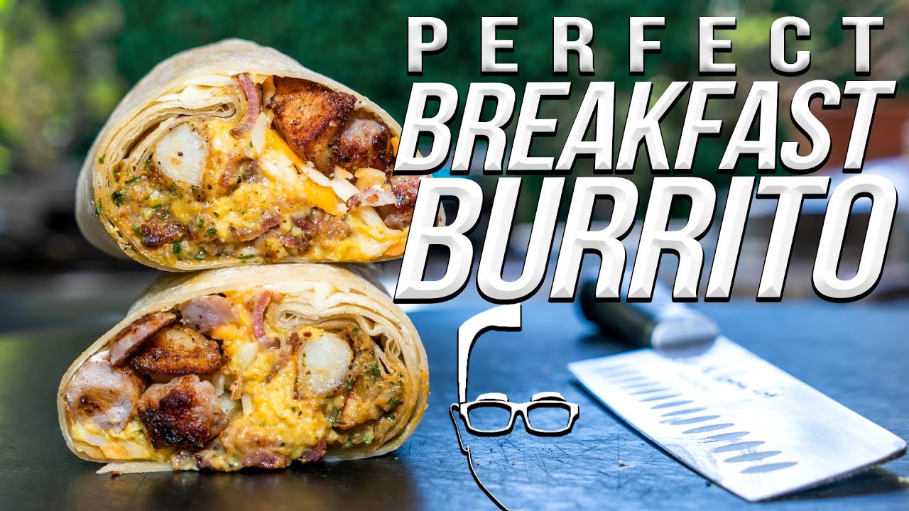 The perfect breakfast burrito - sausage & bacon