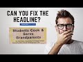 Identifying Misplaced Modifiers in Headlines