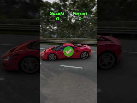 Suzuki vs. Ferrari #shorts