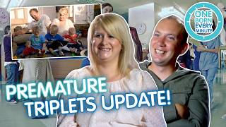 Where Are They Now: Celebrating Major Milestones For Premature Triplets | One Born Every Minute