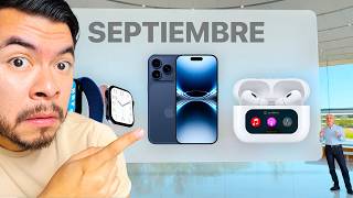 ⚡ iPhone 17, Nuevos Watch y ¿AirPods Pro 3? en 24 días 🤯 Todo lo Nuevo
