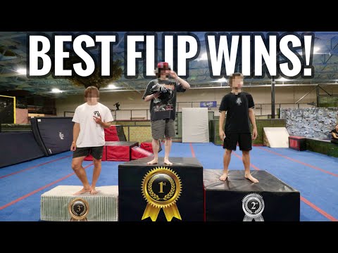 BEST FLIP WINS! Parkour Competition