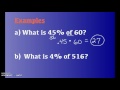 Finding Percent of a Number