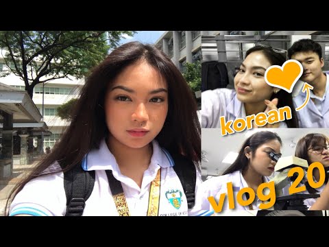 VLOG: go to school w/ me 🐯 international classmates in UST?!  | ella gatchalian (JEORELLA)