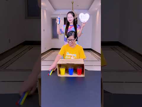 The Color Matching Challenge, So Exciting, Give It A Try! # Funnyfamily# Party Games