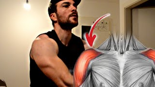 Inflate shoulder muscles at home