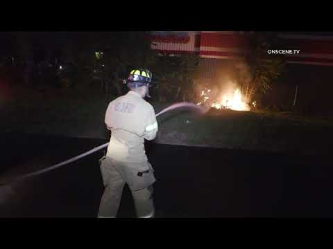 San Diego: Homeless Encampment Fire 10052024