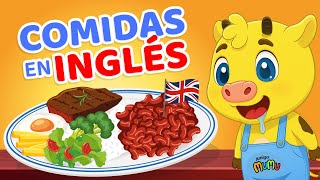 INGLÉS PARA NIÑOS | COMIDA EN INGLÉS | APRENDER INGLÉS CON AMIGO MUMU