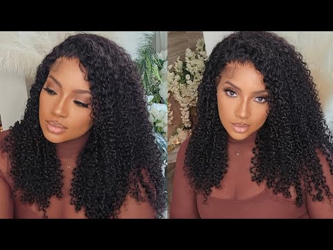 ZERO SKILLS NEEDED!! QUICK & EZ INSTALL | Naturally Curly Wear & Go wig | WowAfrican