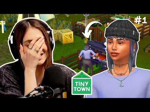 Je commence le TINY TOWN challenge dans Les Sims 4 - Partie 1