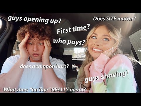 My teenage brother asked me questions boys are too afraid to ask!!