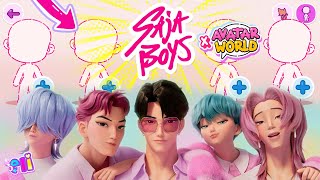 TUTORIAL SAJA BOYS GRATIS en Avatar World 😎 Jinu, Abby, Baby, Mystery, Romance ⚡️ K-Pop Demon Hunter