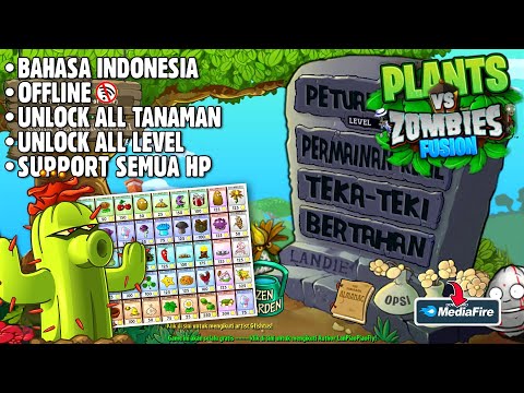 UPDATE!!  PVZ FUSION 2.1.4 BAHASA INDONESIA DI ANDROID TERBARU 2024 | PLANTS VS ZOMBIE FUSION