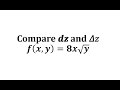 Partial Derivatives and Differentials