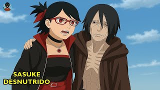 TEORIA: Sasuke es liberado del árbol y es Flaco por Desnutrición - Boruto Sasuke desnutrido