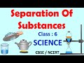 Separation Processes in Science