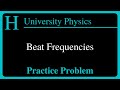 Beat Frequencies and Sound Waves