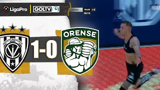 Con GOL en el MINUTO 96 el NEGRIAZUL se LLEVA la ETAPA  | IDV 1-0 Orense | LigaPro 2024