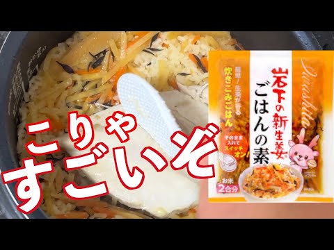 【今年も食べれた】旨すぎる岩下の新生姜「ご飯の素」アレンジ。