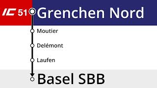 BLS Ansage • Begrüssung im InterCity 51