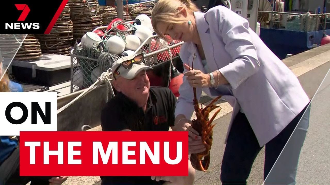 Trade tensions with China, finally thawing. The first item on the menu is lobster | 7NEWS