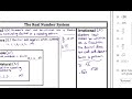 Exploring the Real Number System