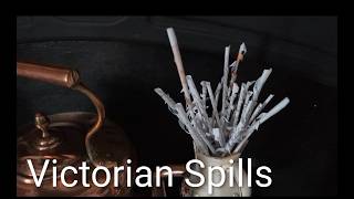 Victorian Paper Spills
