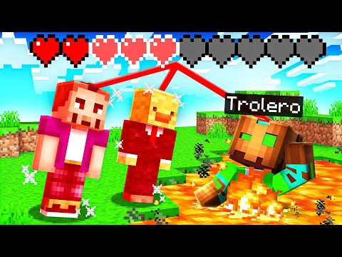 Minecraft pero Compartimos la Vida en Minecraft! ❤️❤️❤️