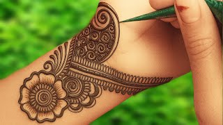 mehndi design simple || easy mehndi designs for beginners step by step || mehandi |mehandi ka design