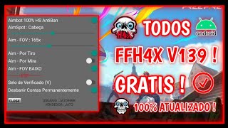 😱SAIU!!😱 MOD MENU FFH4X V139 CRACKED FF 1.109.X 100%ANTBLACKLIST - ANTIBAN!