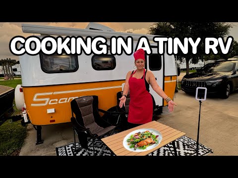 COOKING FOR MY FRIEND IN TINY RV!!