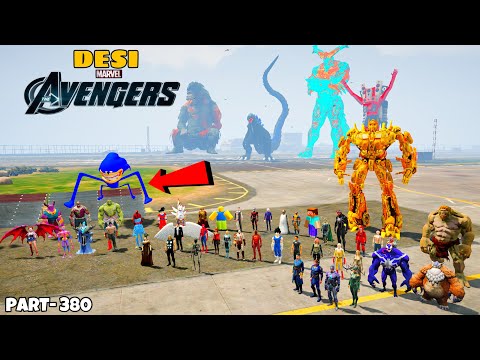 DESI Avengers and Saitama Finally Did End of SHIN SONIC TAPES with Kratos in GTA 5 | GTA V #380